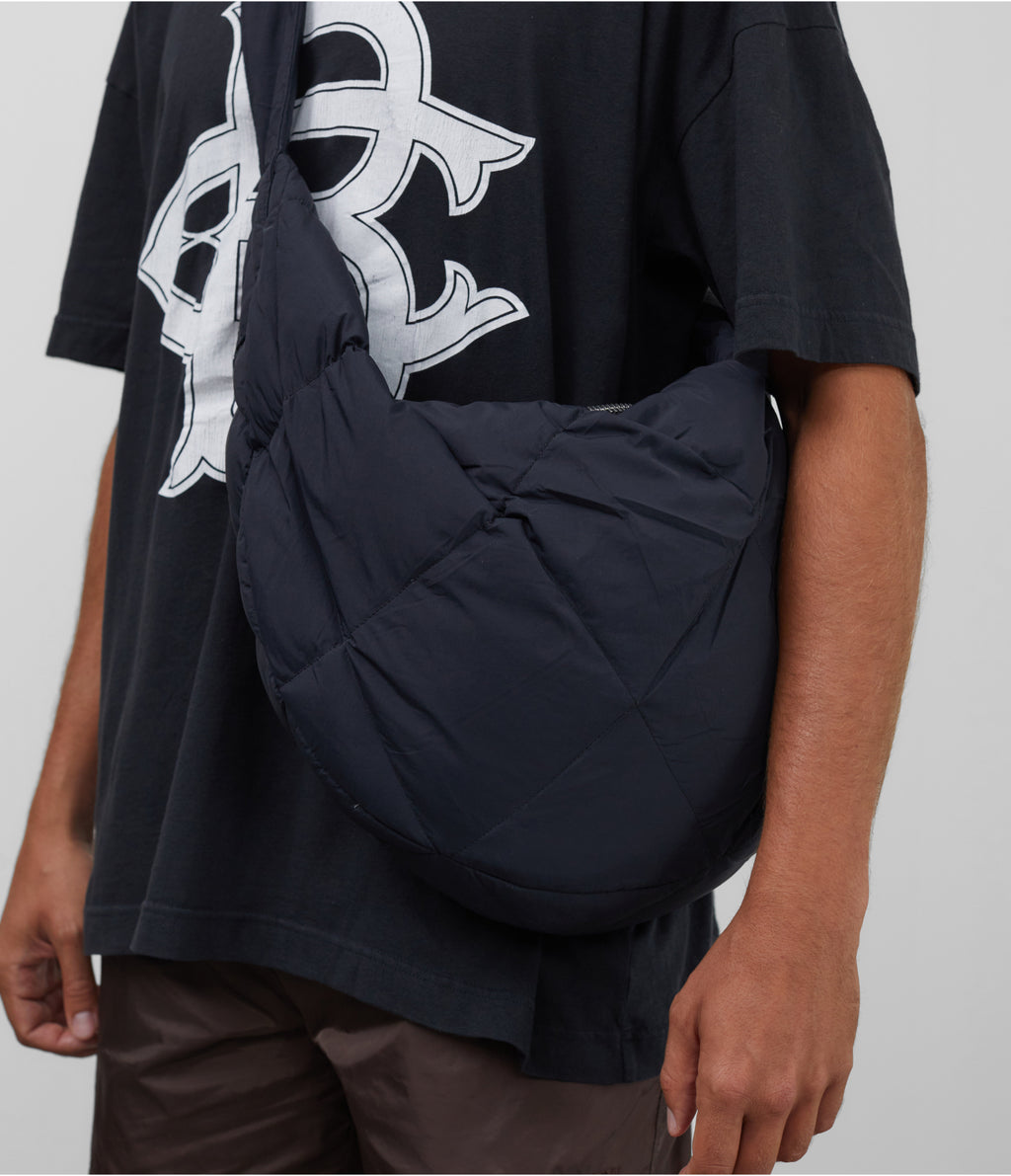 Cole Buxton | Quilted Sling Bag | Unisex | Nylon | One Size Fits All | Black