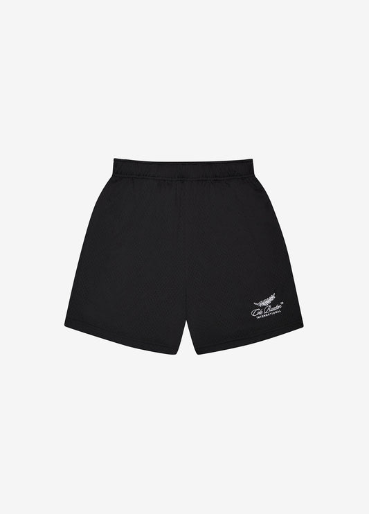 Cole Buxton | International Mesh Shorts | Mens | Polyester | Black