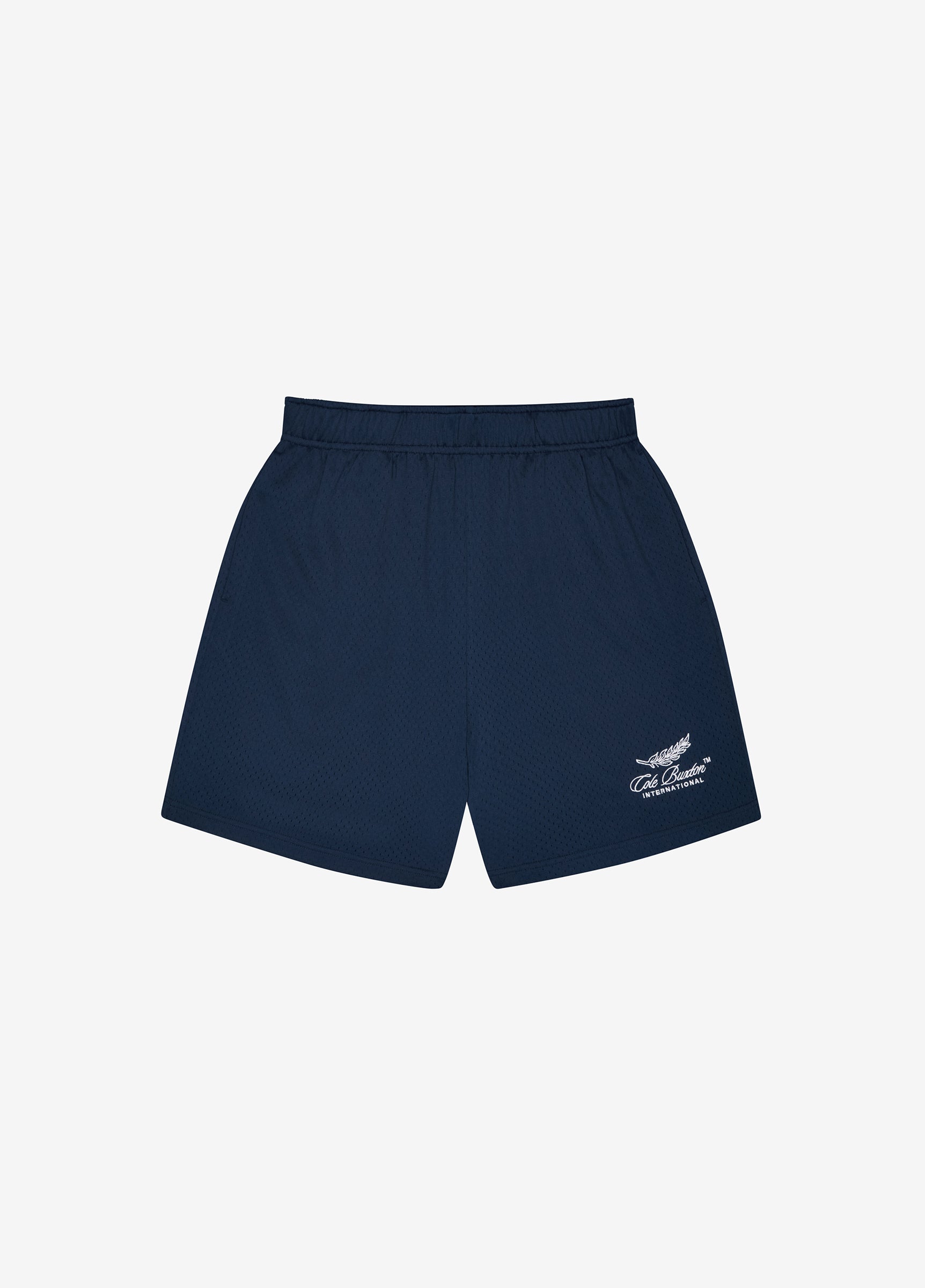 Cole Buxton | International Mesh Shorts | Mens | Polyester | Navy Blue
