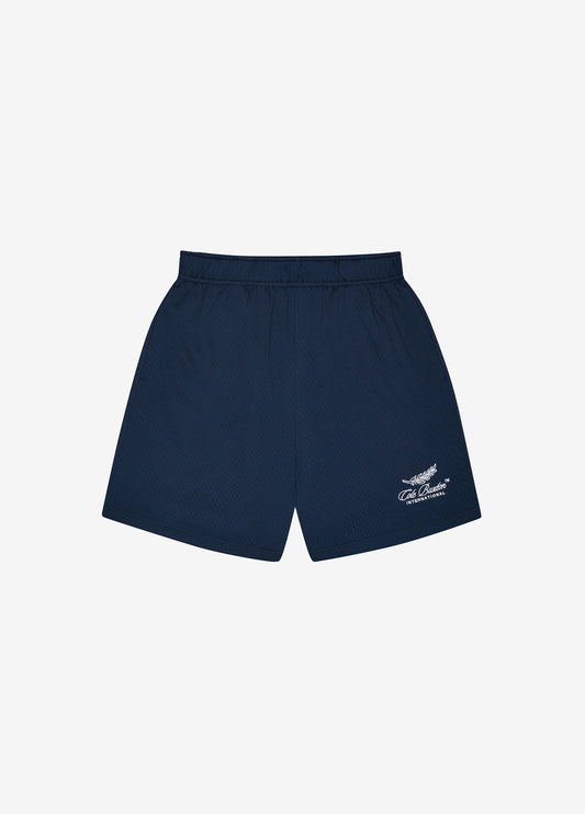 Cole Buxton | International Mesh Shorts | Mens | Polyester | Navy Blue