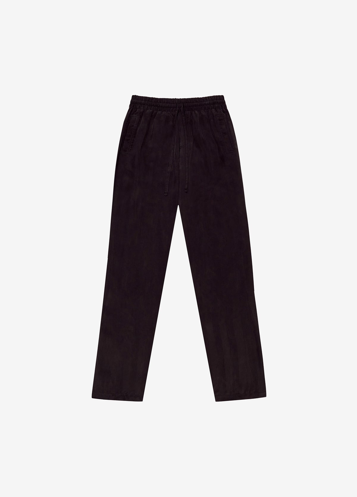 Cole Buxton | Striped Cupro Sweatpants | Mens | Cotton | Black