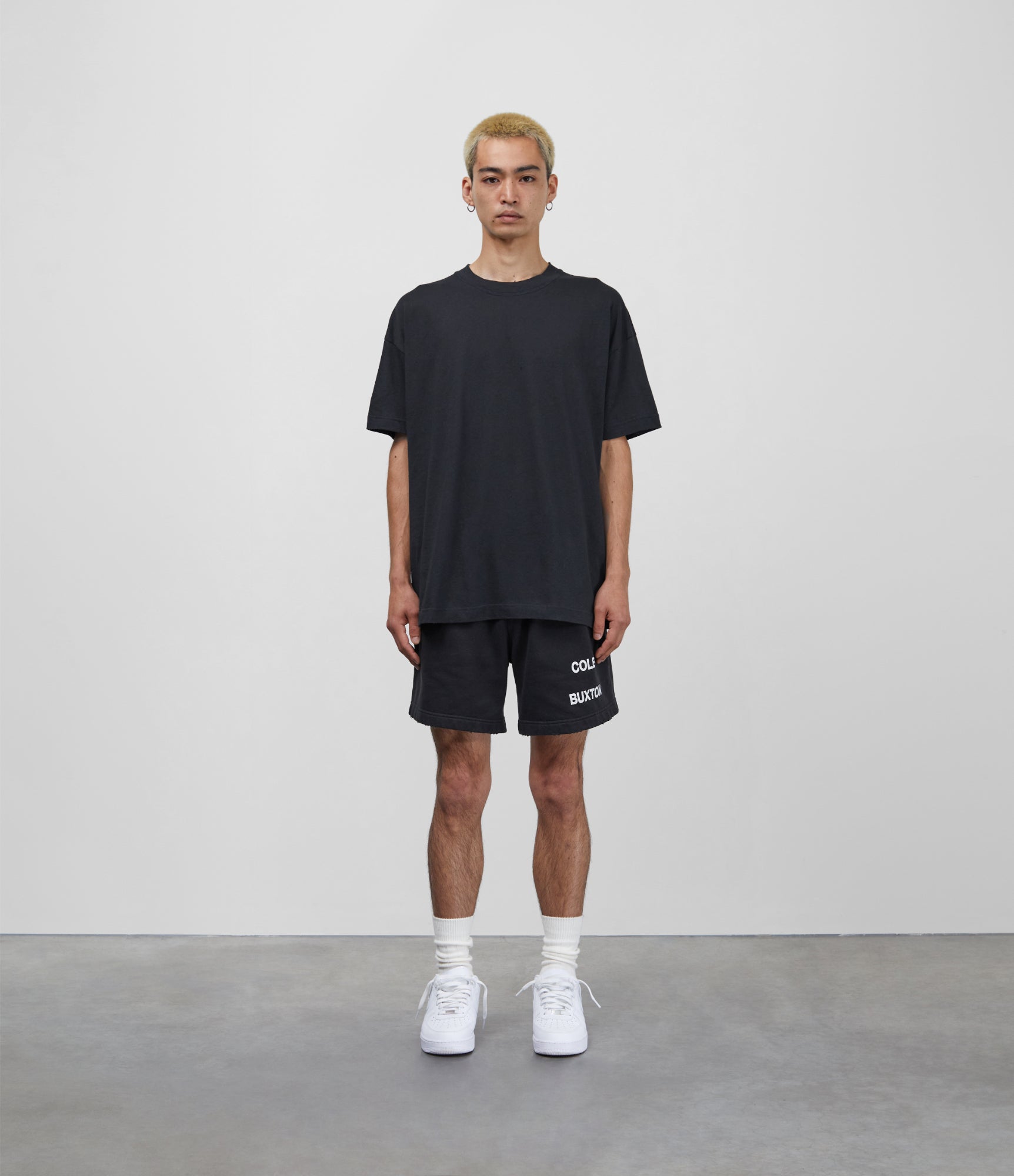 Cole Buxton | Distressed Lightweight T-Shirt | Unisex | Cotton | Vintage Black