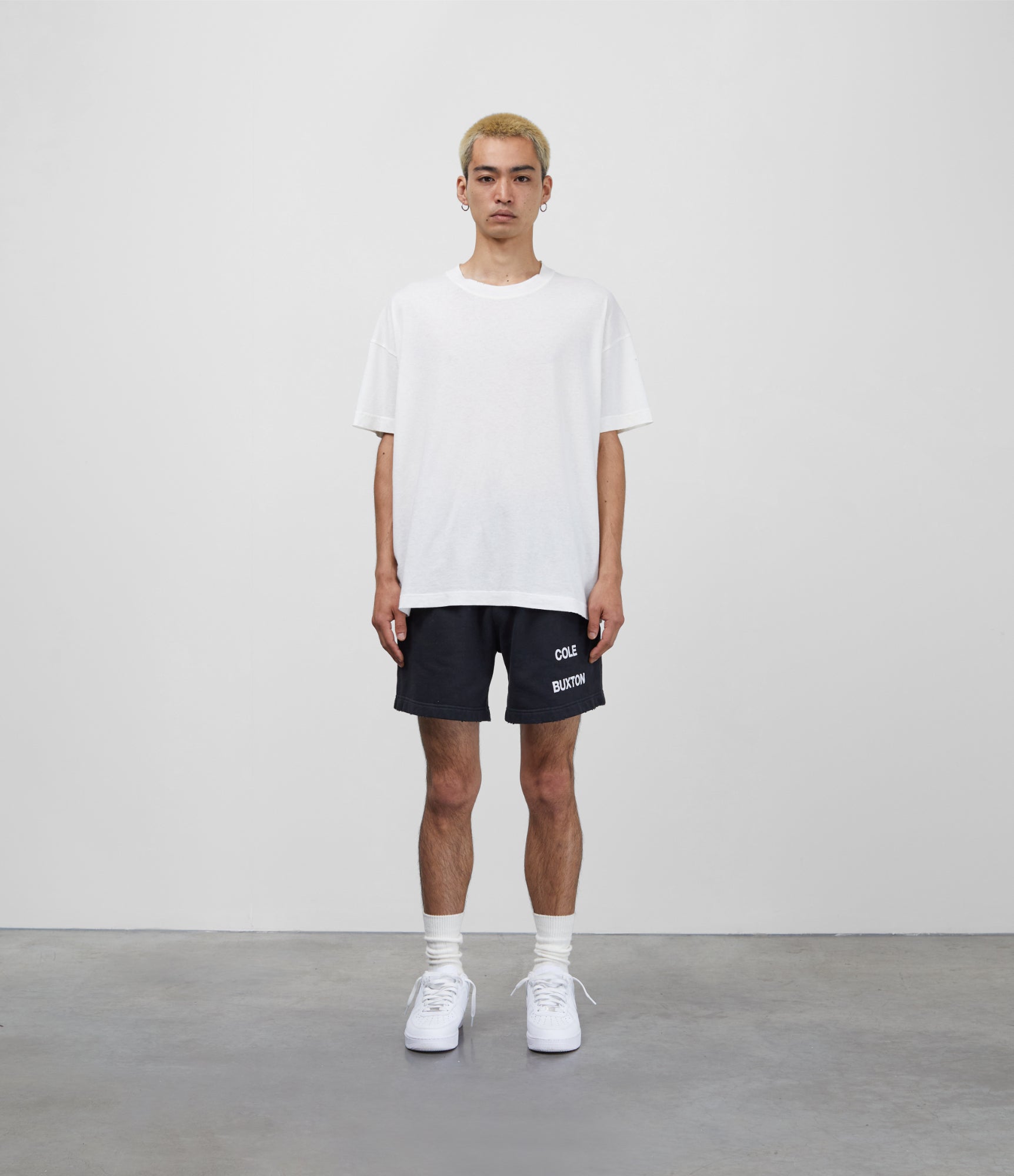 Cole Buxton | Distressed Lightweight T-Shirt | Unisex | Cotton | Vintage White