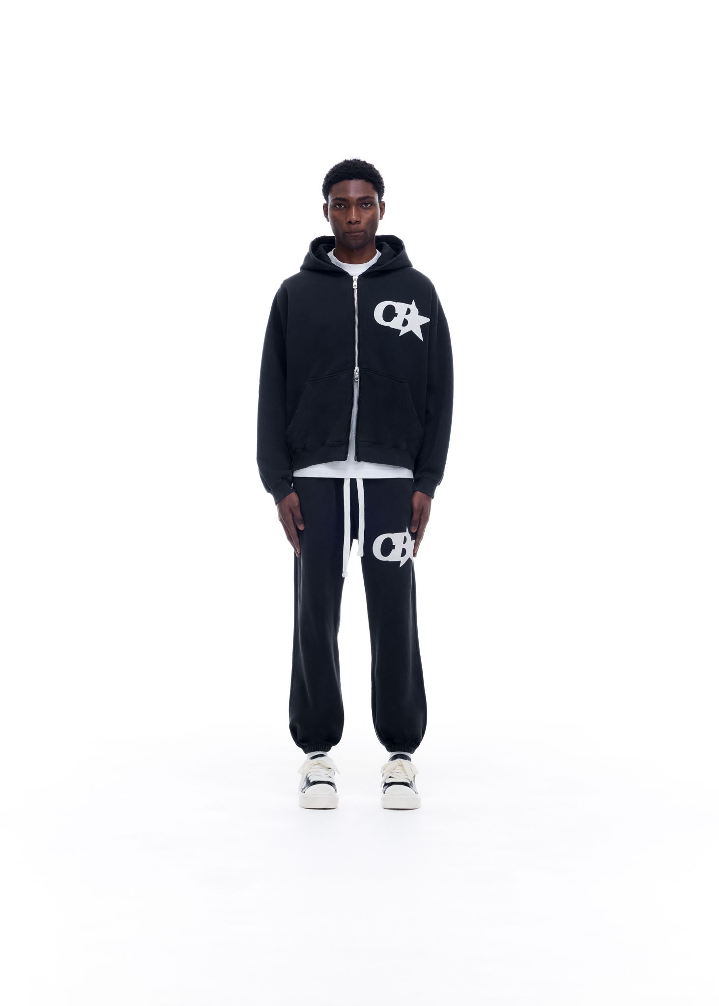 Cole Buxton | CB Star Zipped Hoodie | Mens | Heavyweight | Cotton
