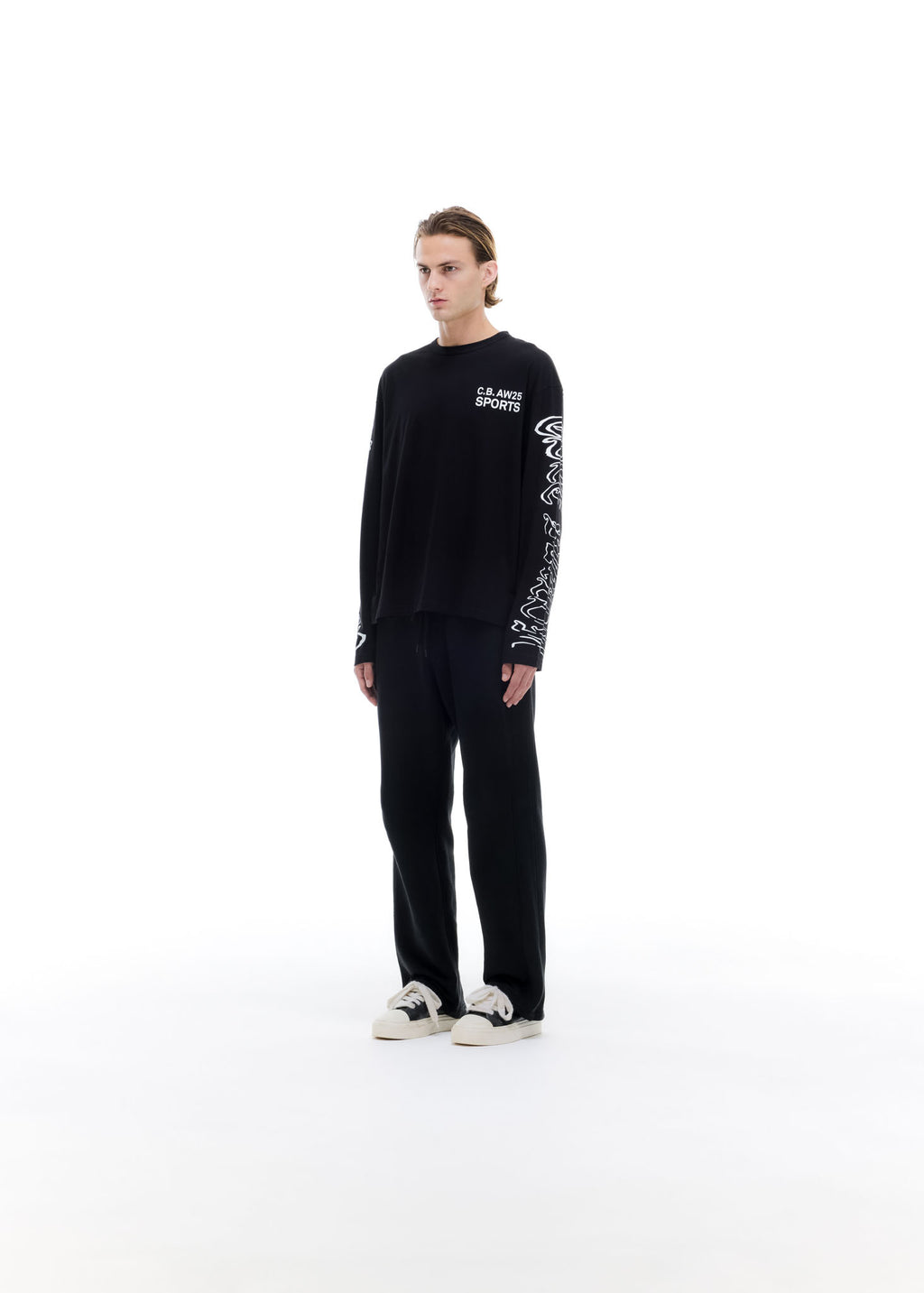 BLACK LETTER CLUB LONG SLEEVE