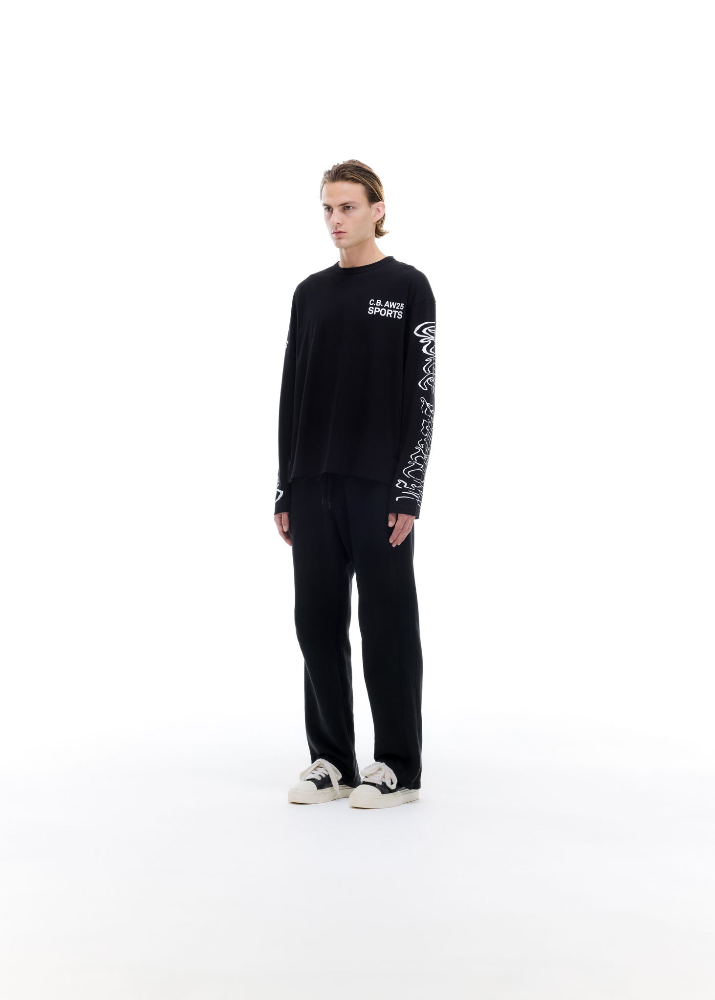 BLACK LETTER CLUB LONG SLEEVE