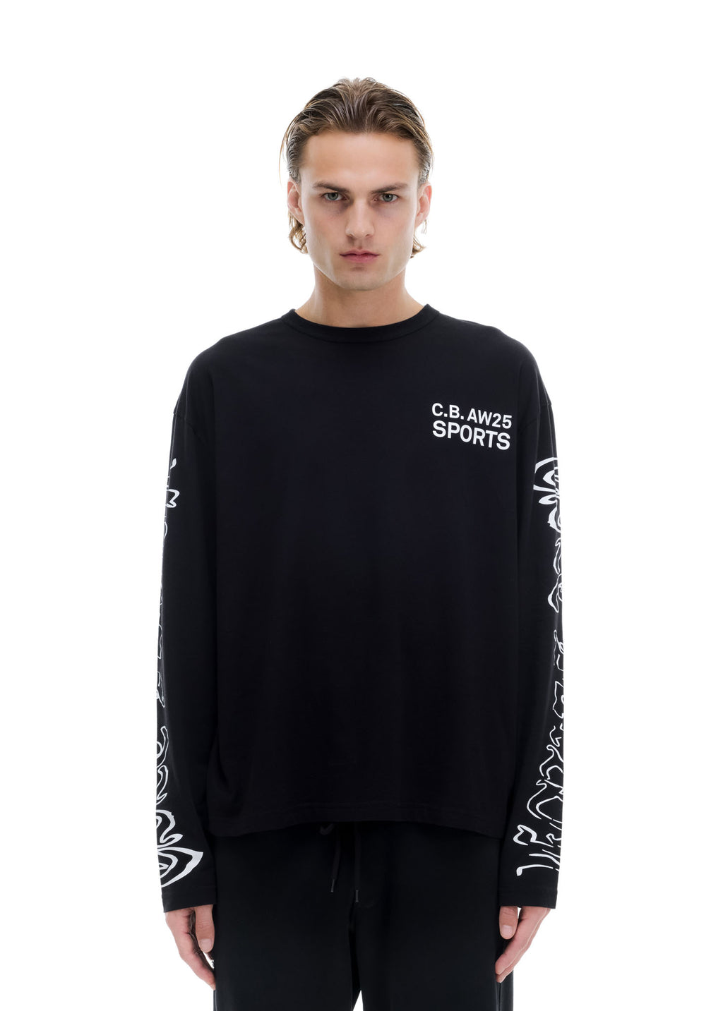 BLACK LETTER CLUB LONG SLEEVE