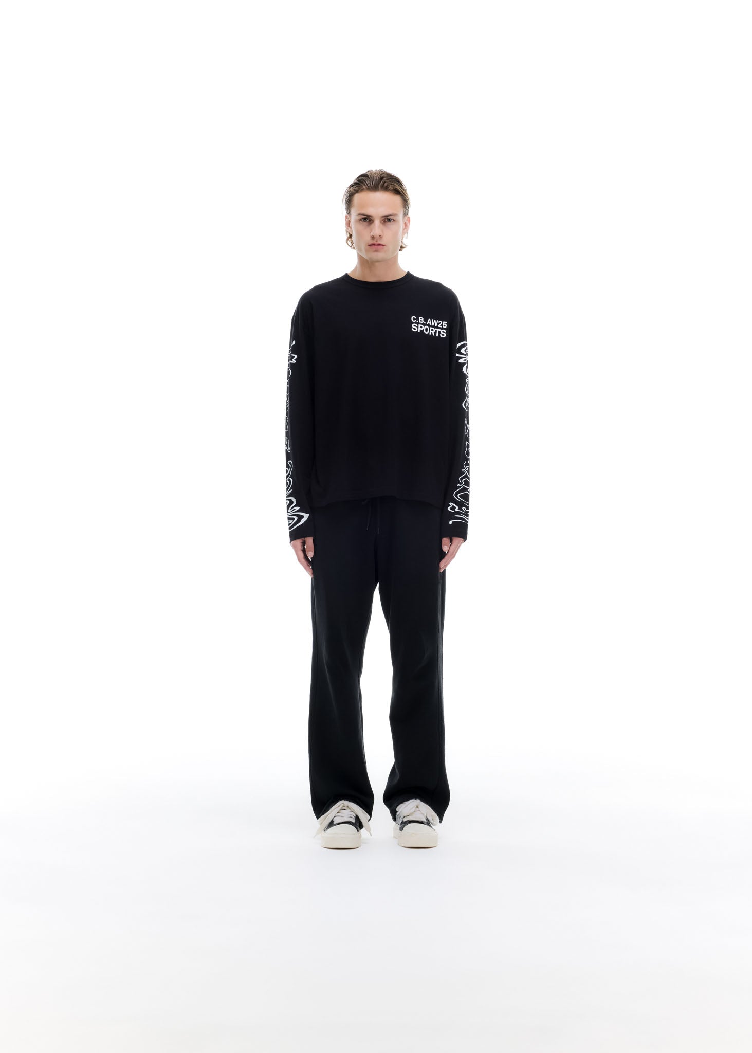 BLACK LETTER CLUB LONG SLEEVE – Cole Buxton