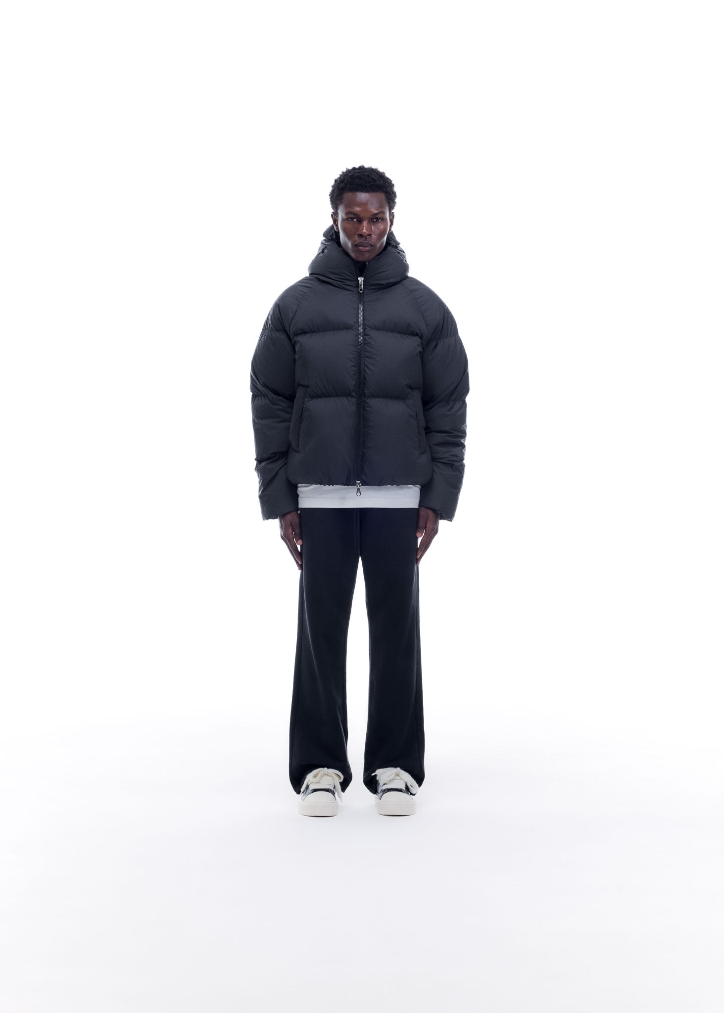 HOODED DOWN JACKET