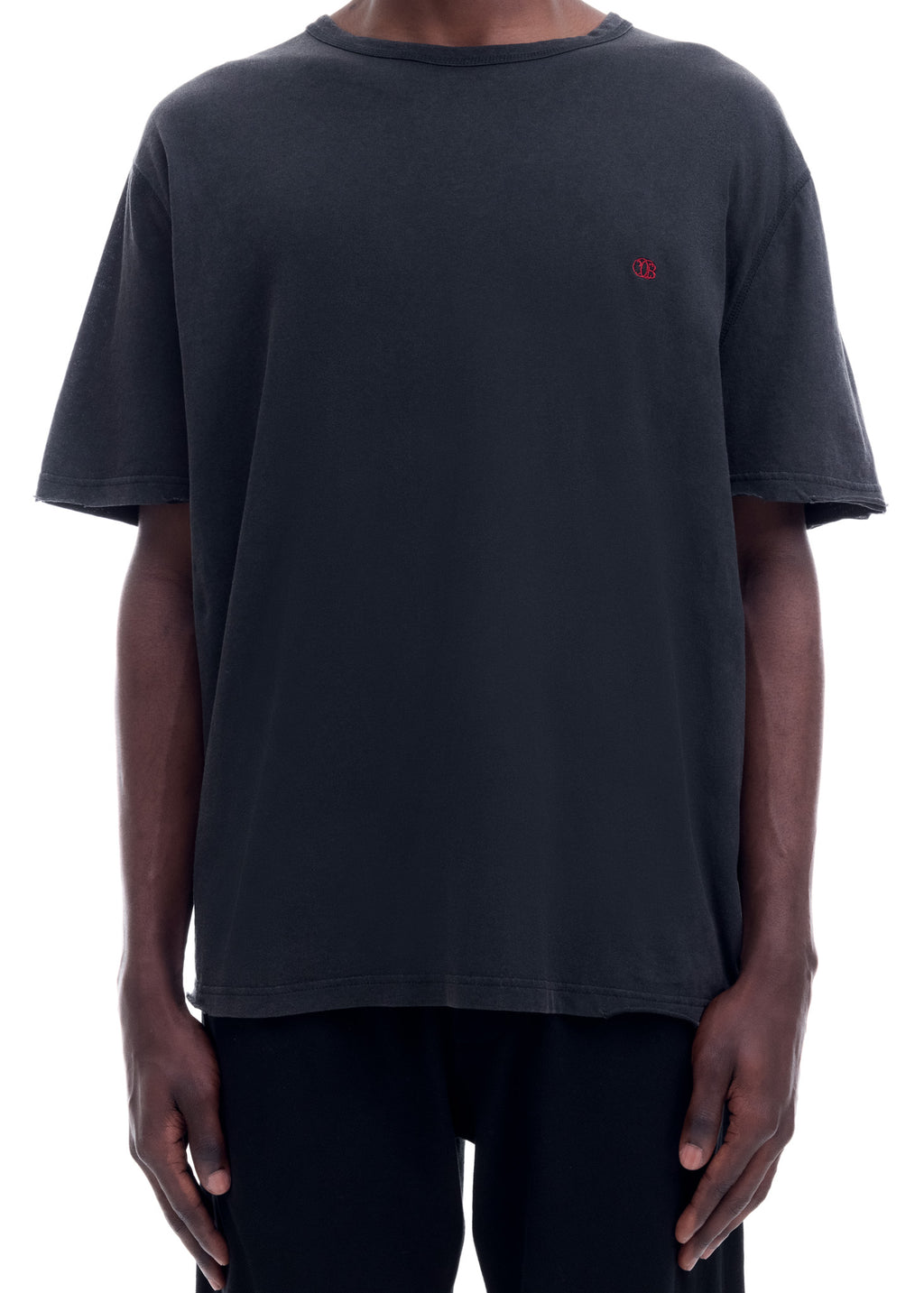 MINI EMBLEM DISTRESSED COLE T-SHIRT