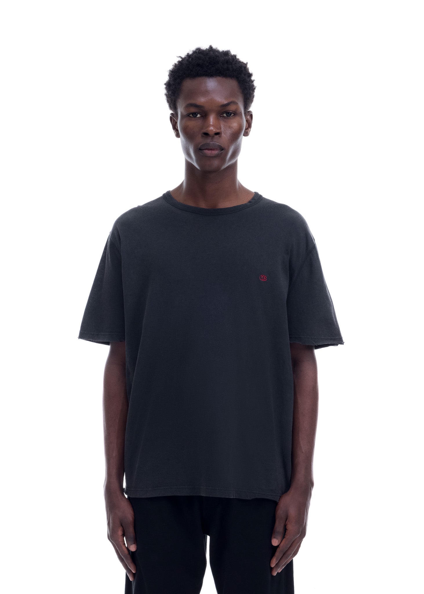 MINI EMBLEM DISTRESSED COLE T-SHIRT