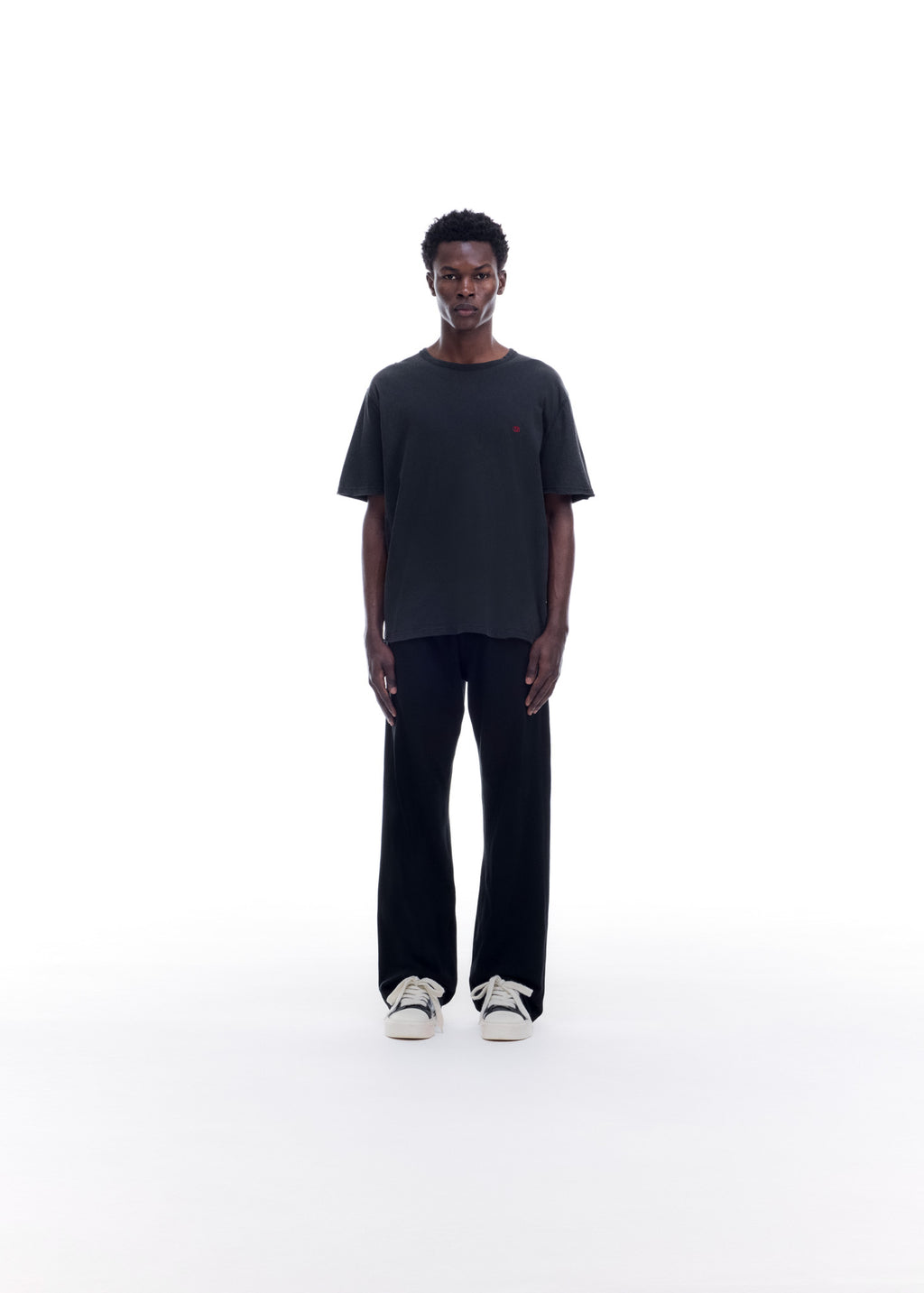 MINI EMBLEM DISTRESSED COLE T-SHIRT