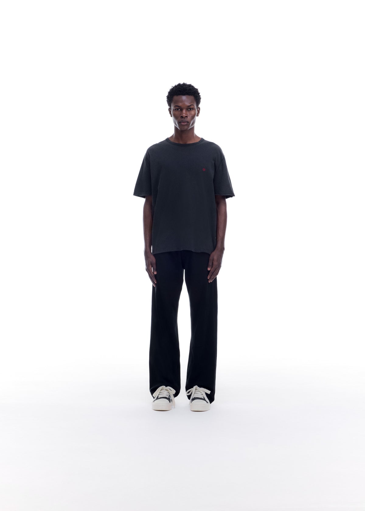 MINI EMBLEM DISTRESSED COLE T-SHIRT