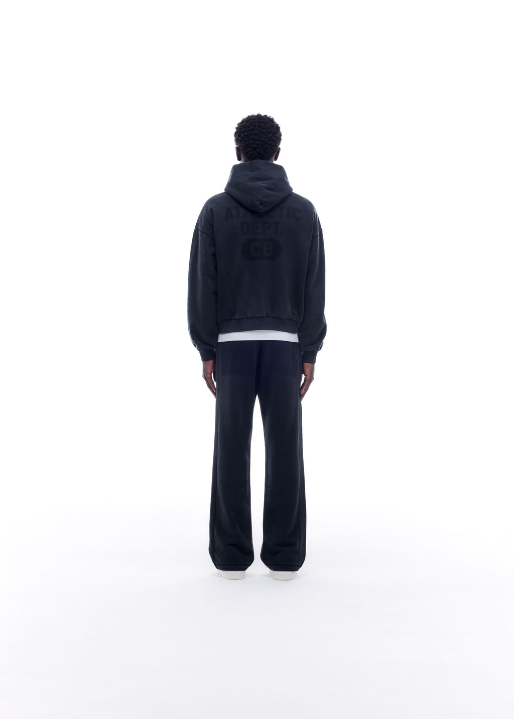 APPLIQUE FADE ZIP HOODIE