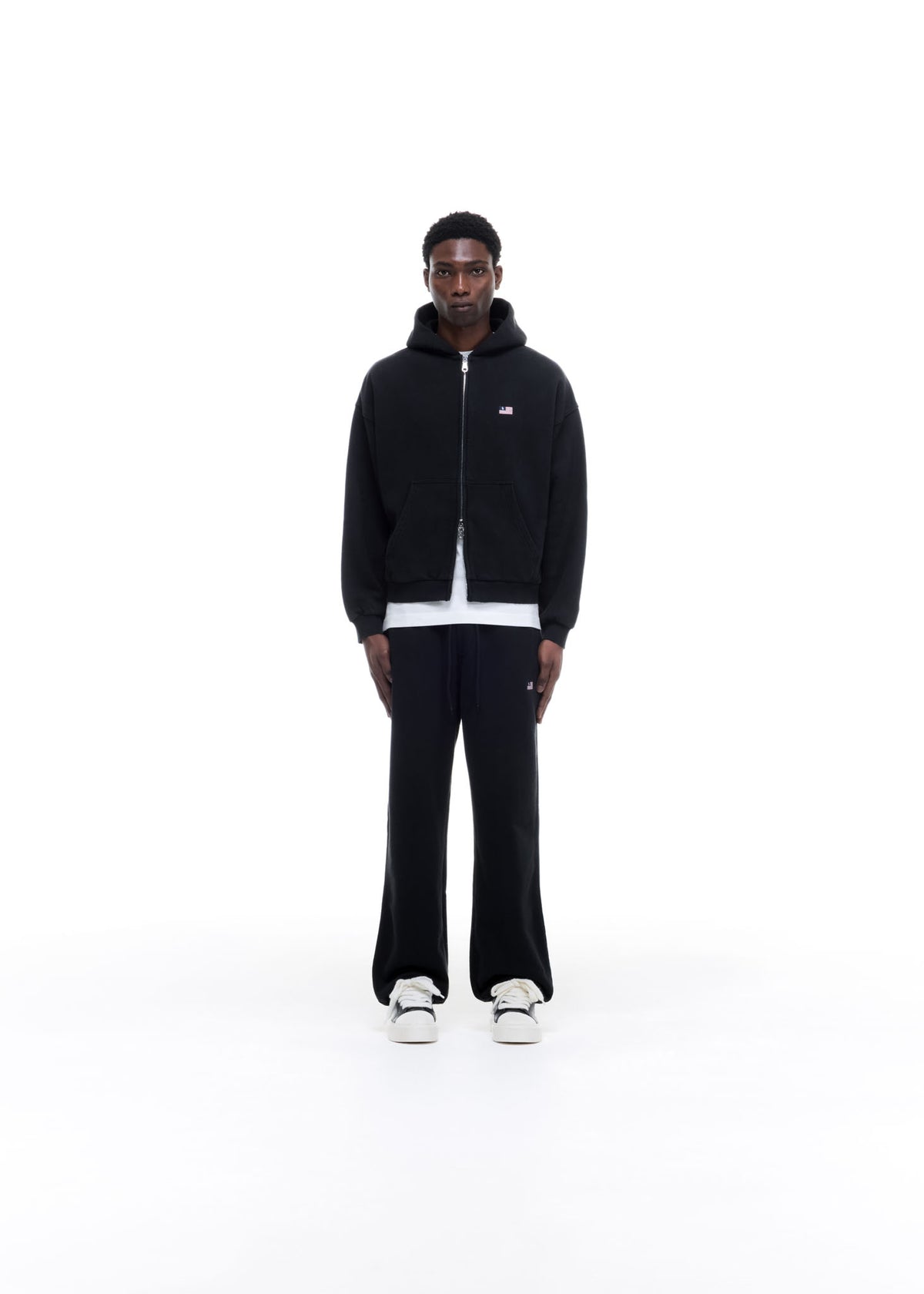 MINI FLAG ZIPPED HOODIE