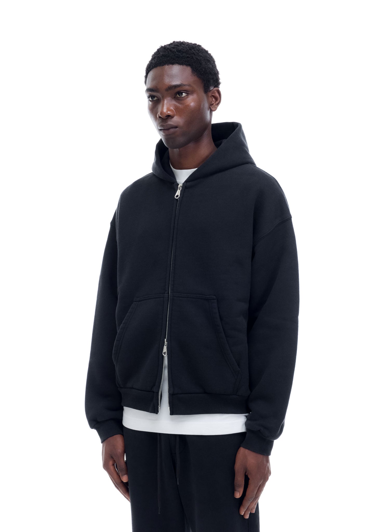 SUPER HEAVY OVERSIZED ZIP HOODIE