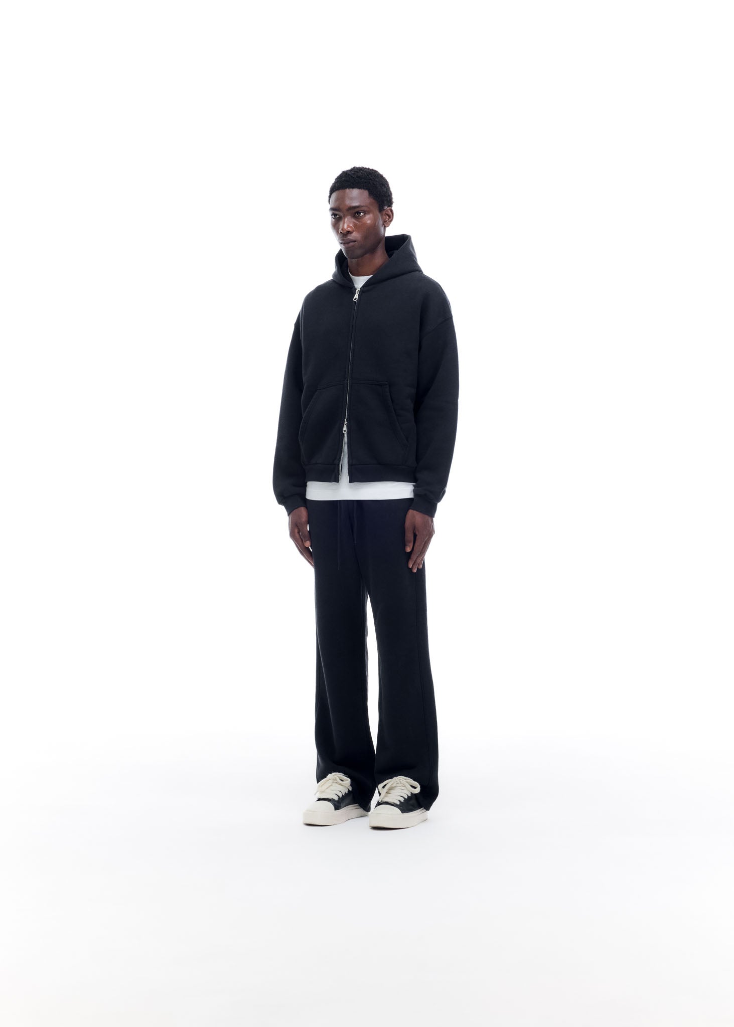 SUPER HEAVY OVERSIZED ZIP HOODIE