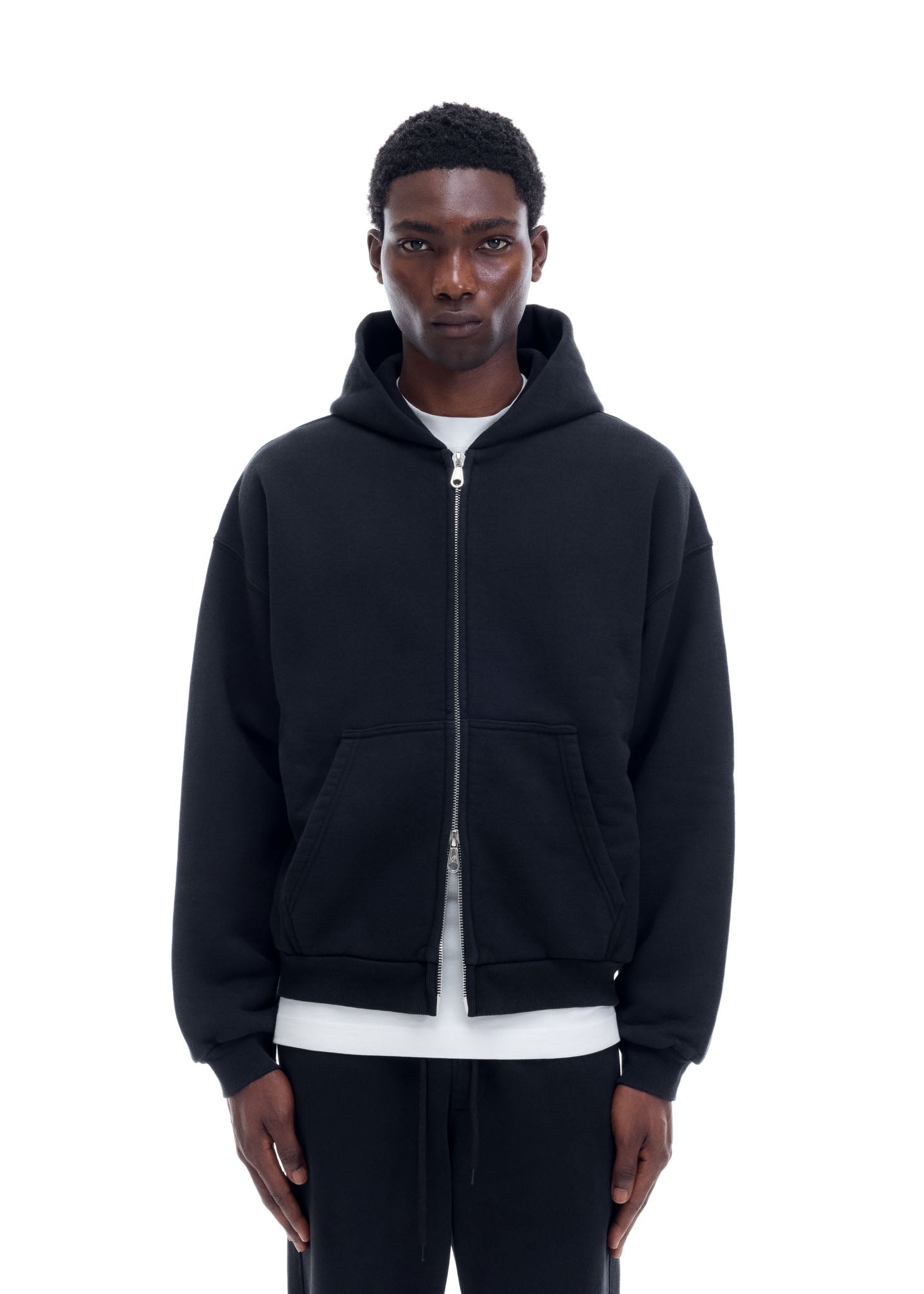 SUPER HEAVY OVERSIZED ZIP HOODIE