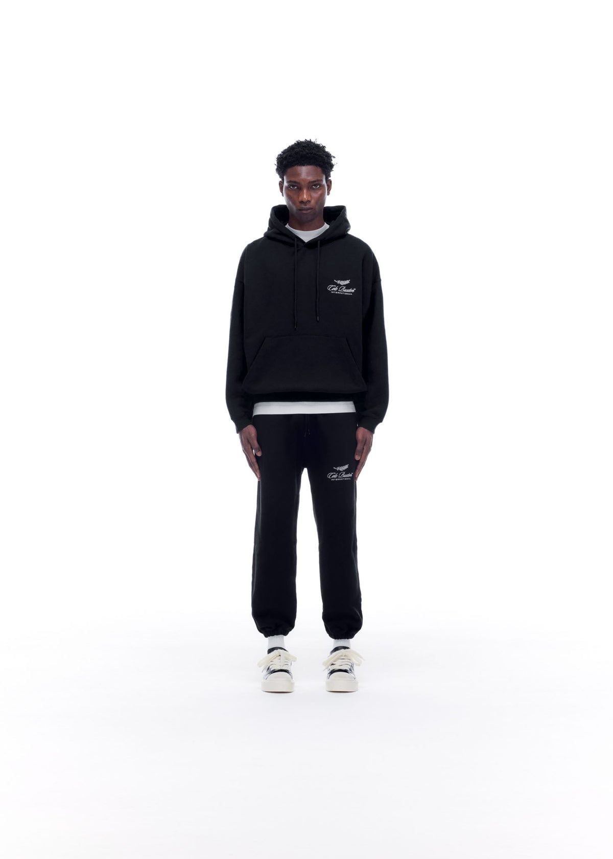 Cole Buxton | International Sweatpants | Mens | Cotton | Black