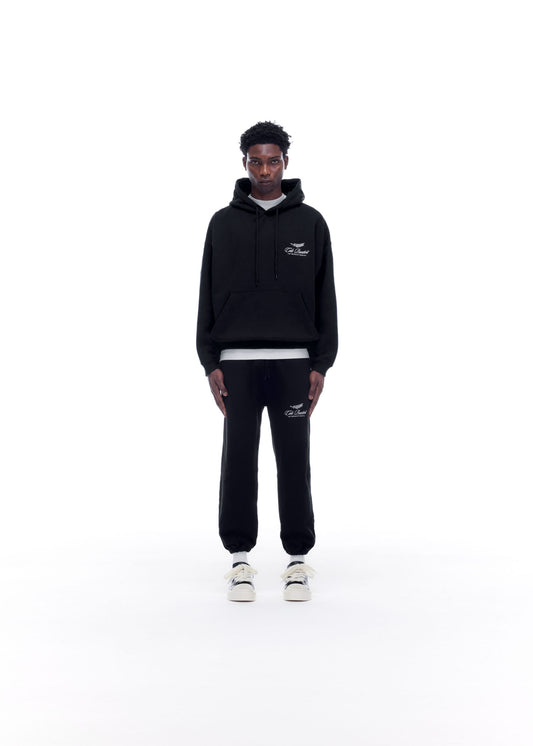 Cole Buxton | International Hoodie | Mens | Cotton | Vintage Black