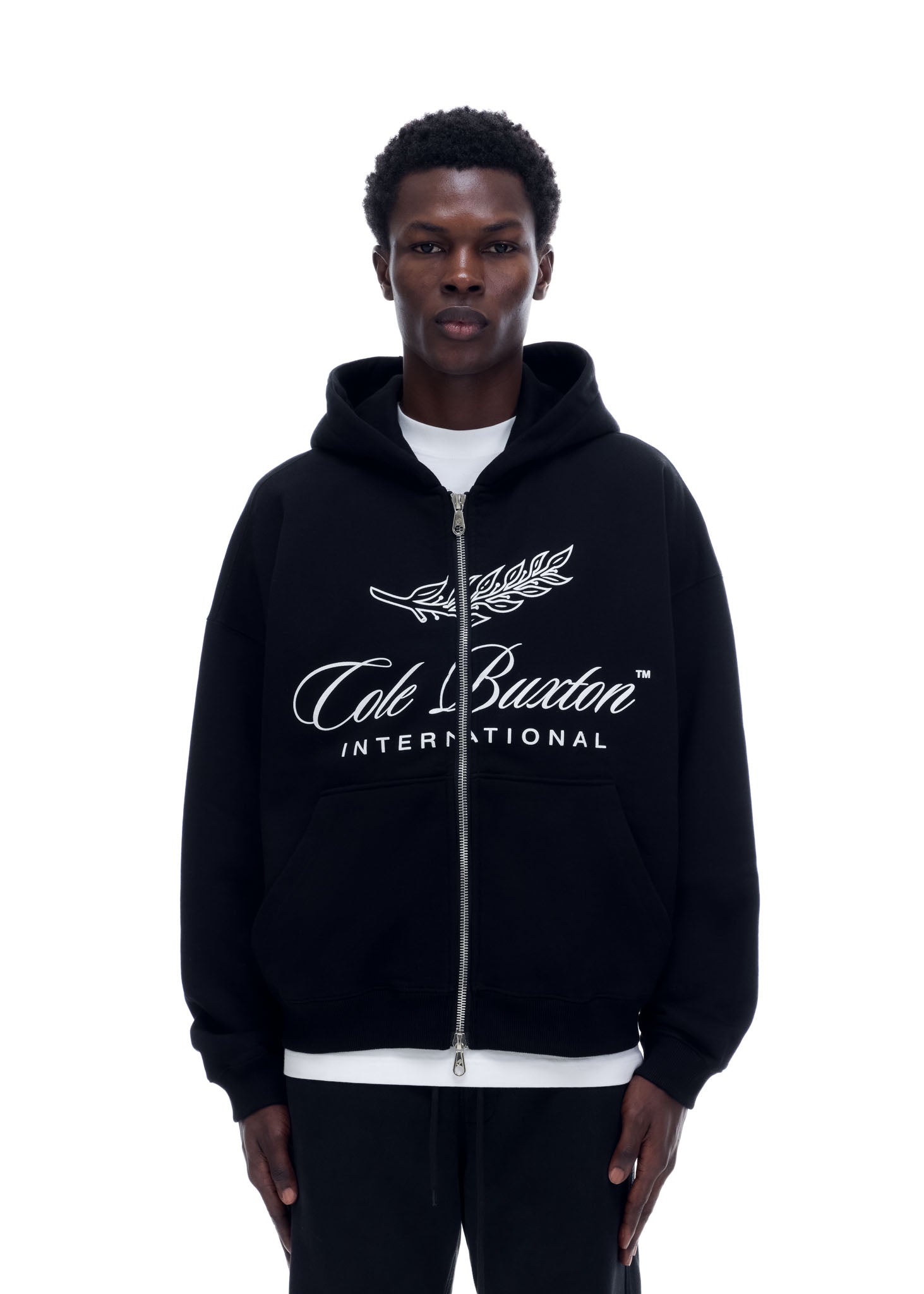 INTERNATIONAL ZIPPED HOODIE