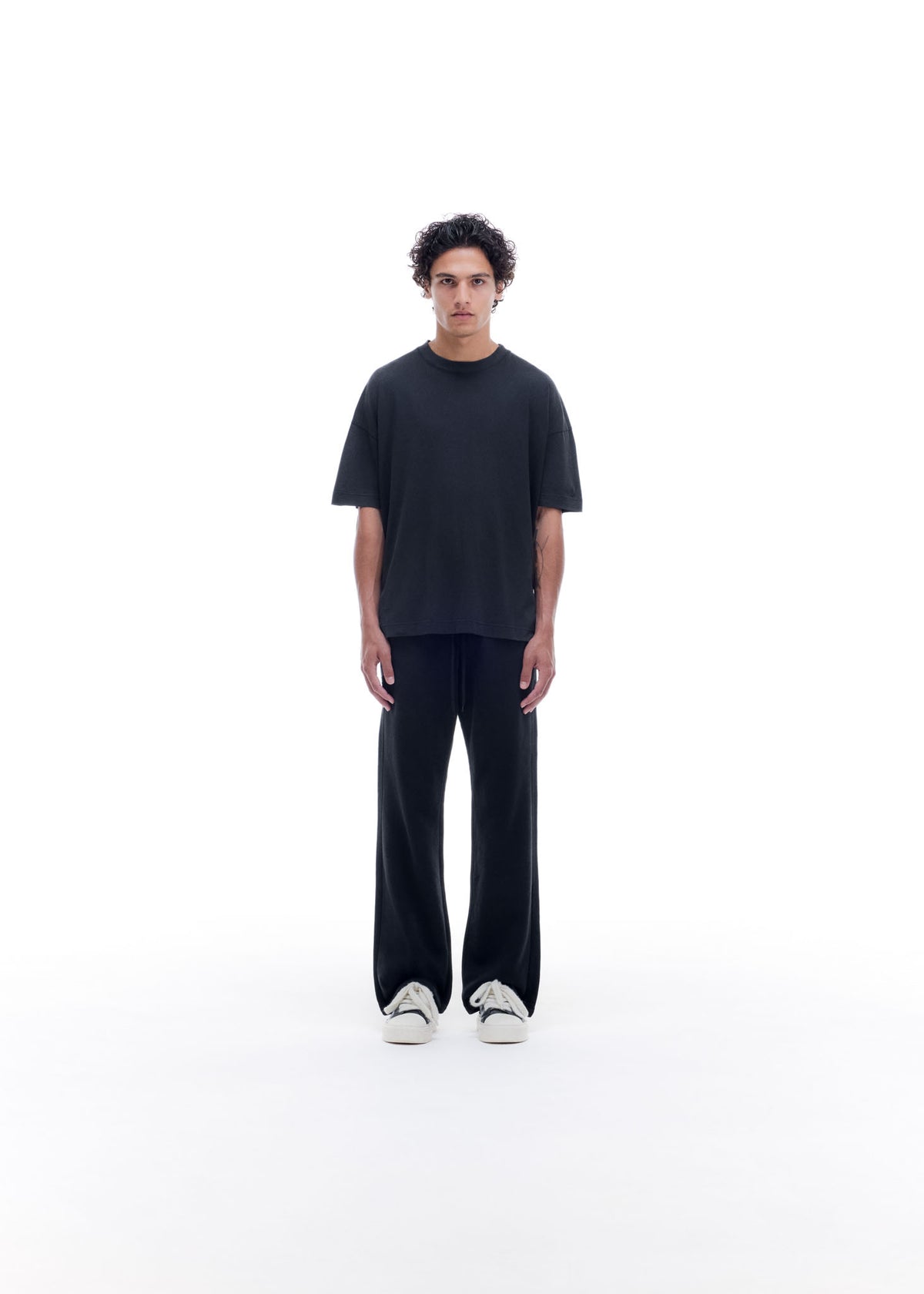 Cole Buxton | Distressed Lightweight T-Shirt | Unisex | Cotton | Vintage Black