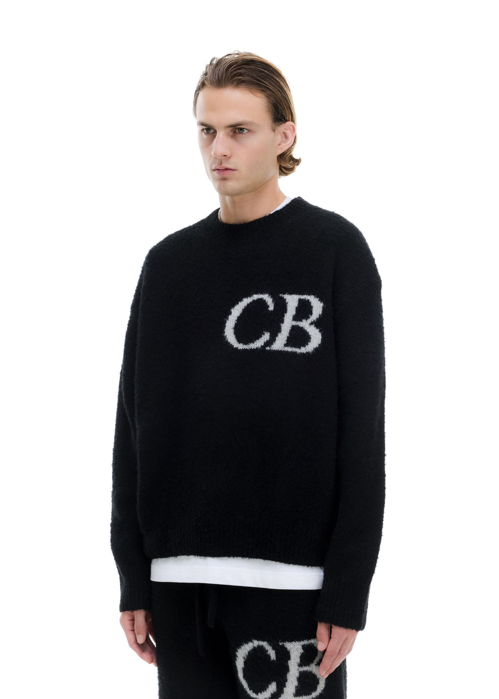 CB LOGO KNIT SWEATER