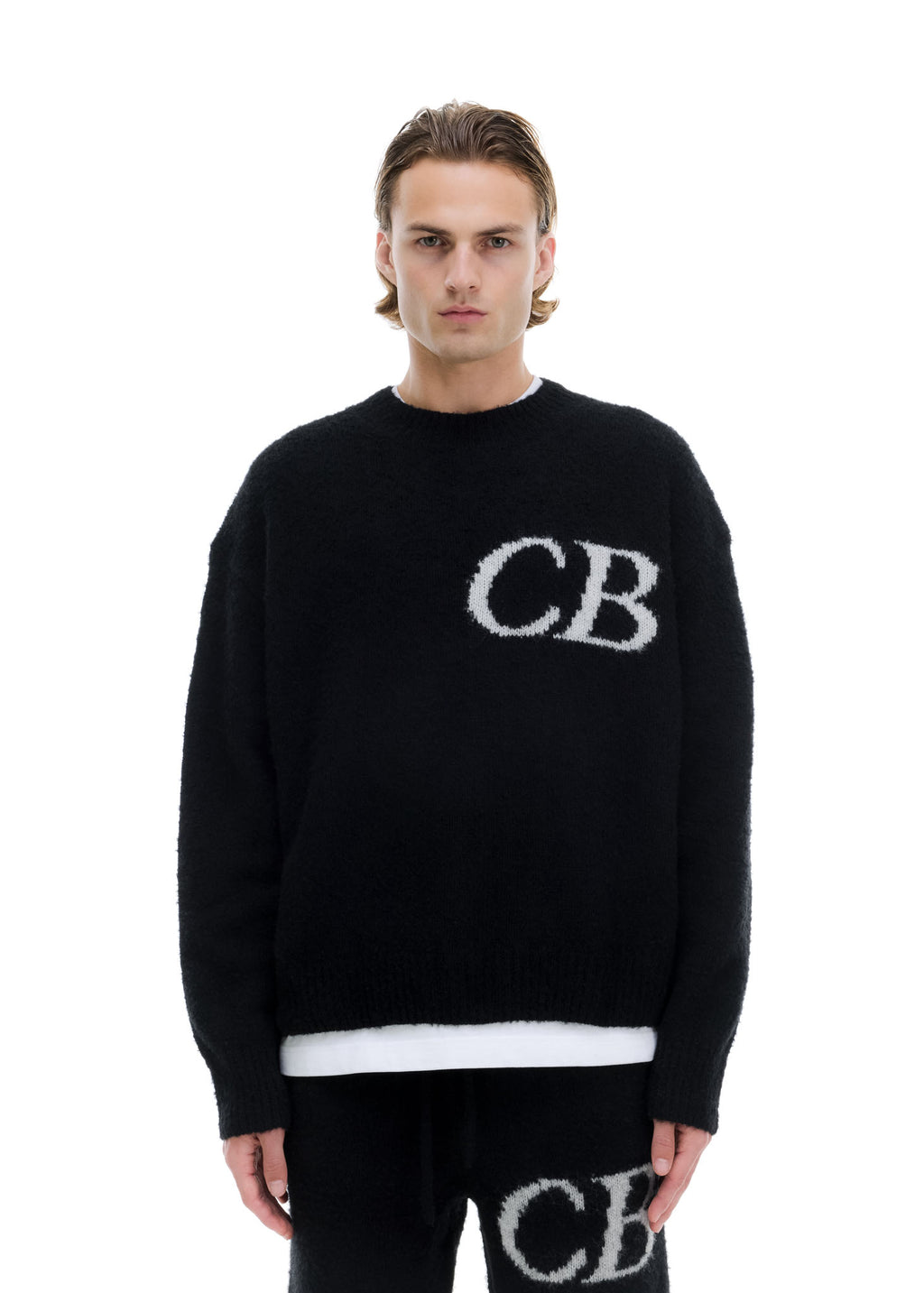 CB LOGO KNIT SWEATER