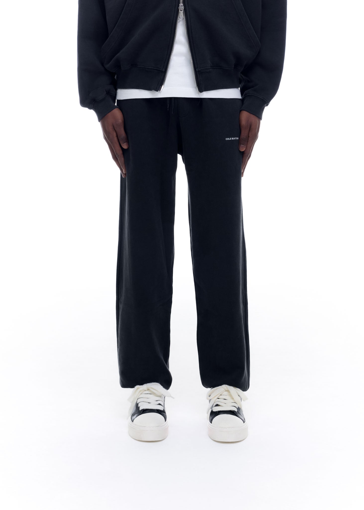 Cole Buxton | Mini Logo Sweatpants | Mens | Cotton | Vintage Black