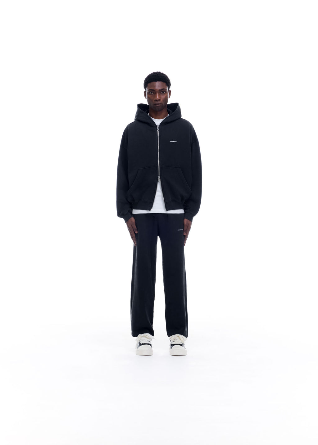 MINI LOGO ZIPPED HOODIE