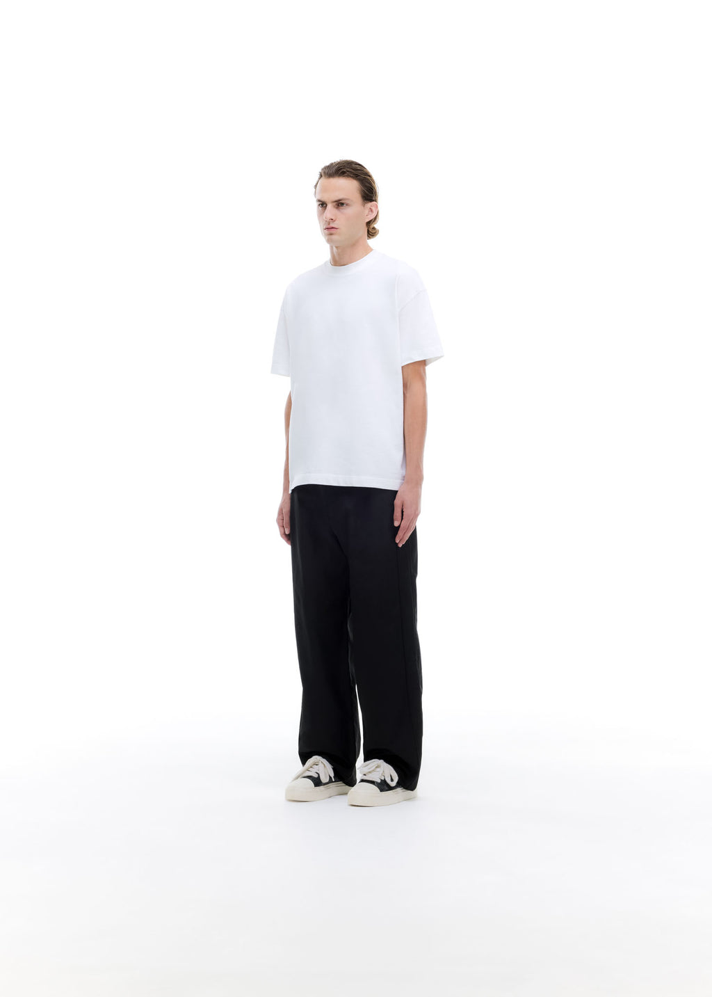 PIPED NYLON PANTS