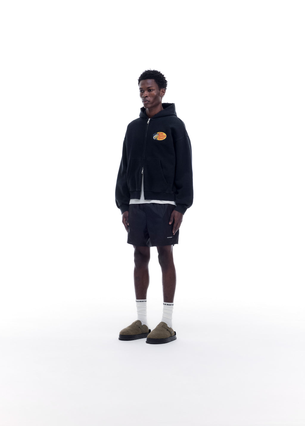 CBS PATCH ZIPPED HOODIE