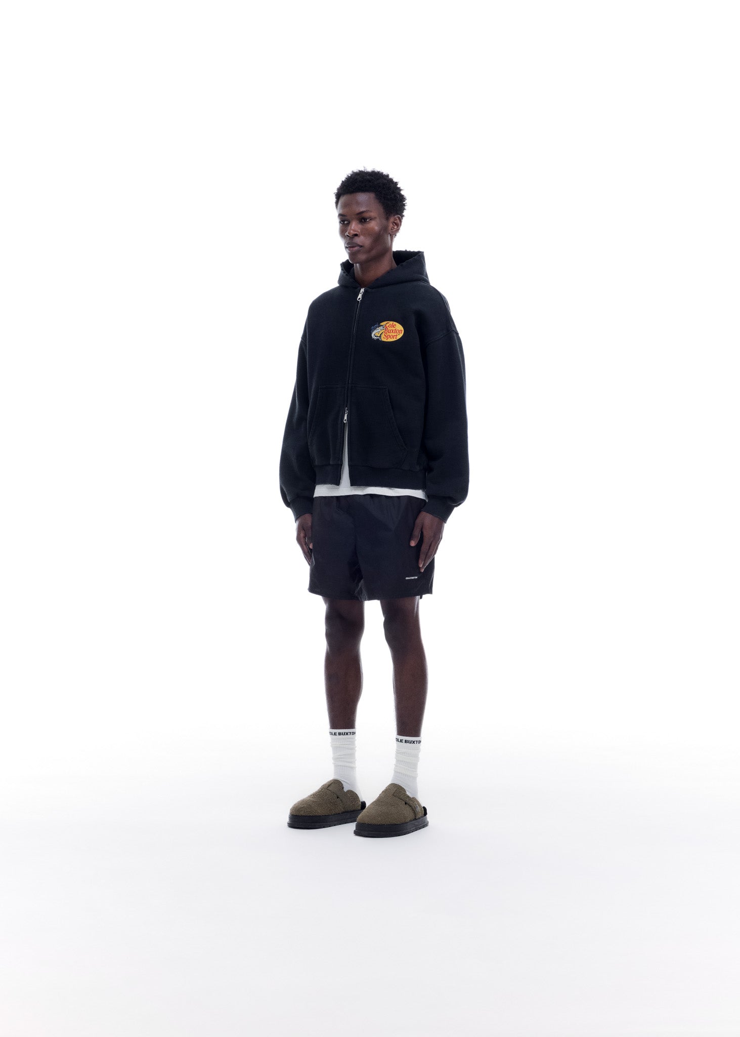 CBS PATCH ZIPPED HOODIE