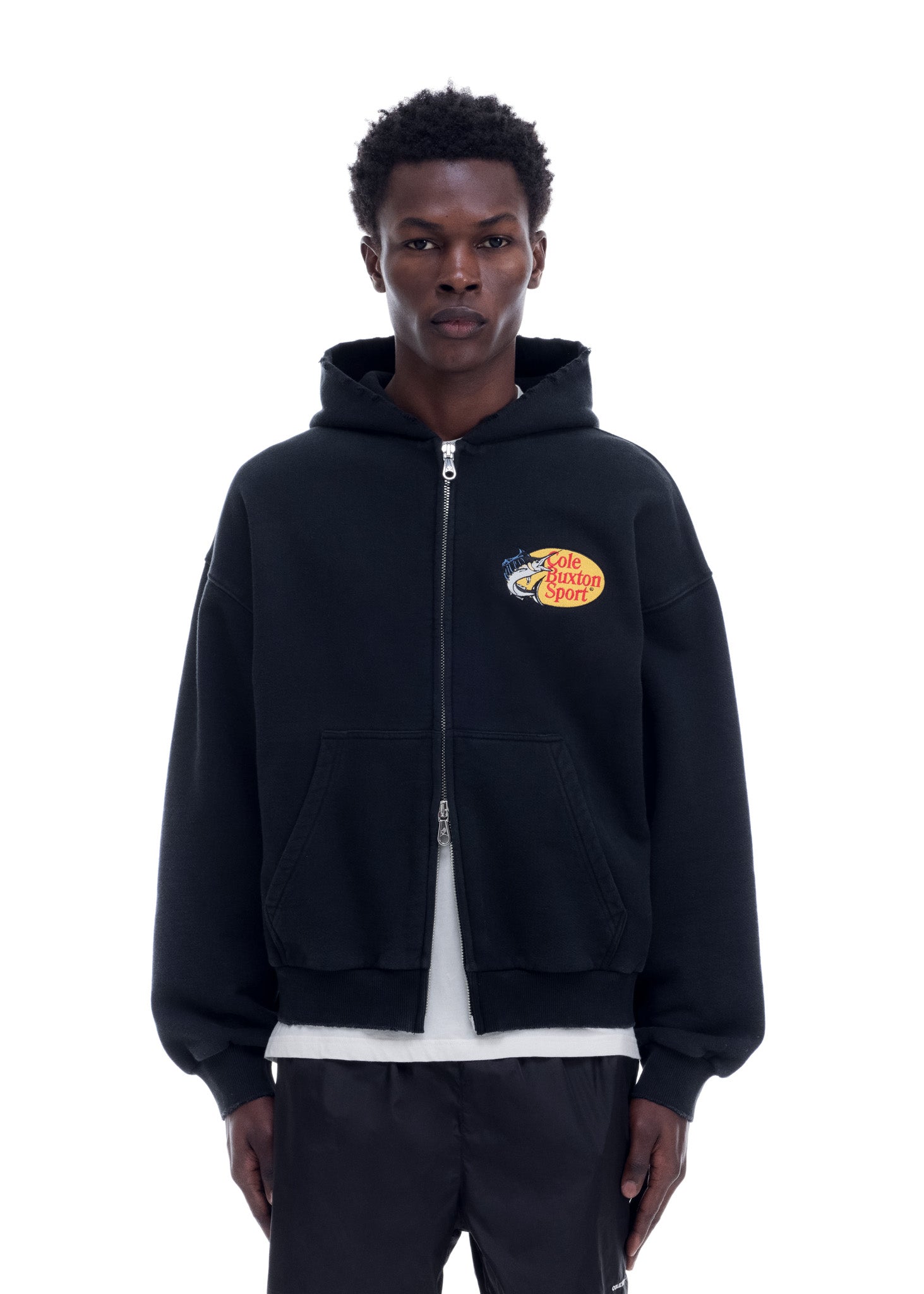 CBS PATCH ZIPPED HOODIE