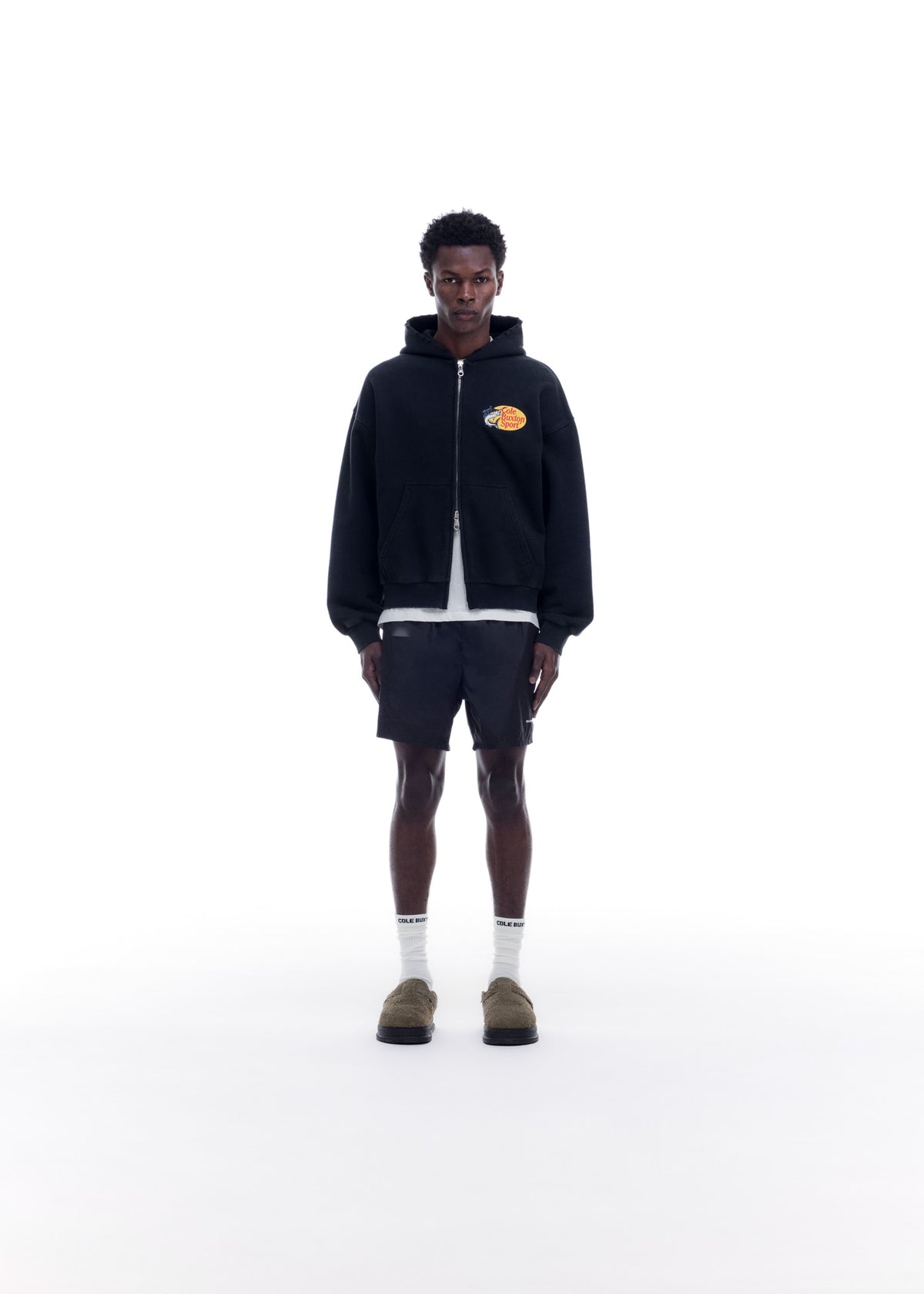 CBS PATCH ZIPPED HOODIE