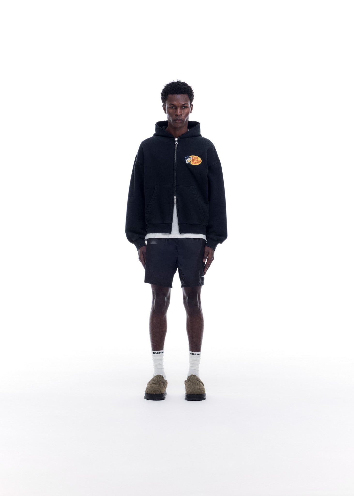CBS PATCH ZIPPED HOODIE