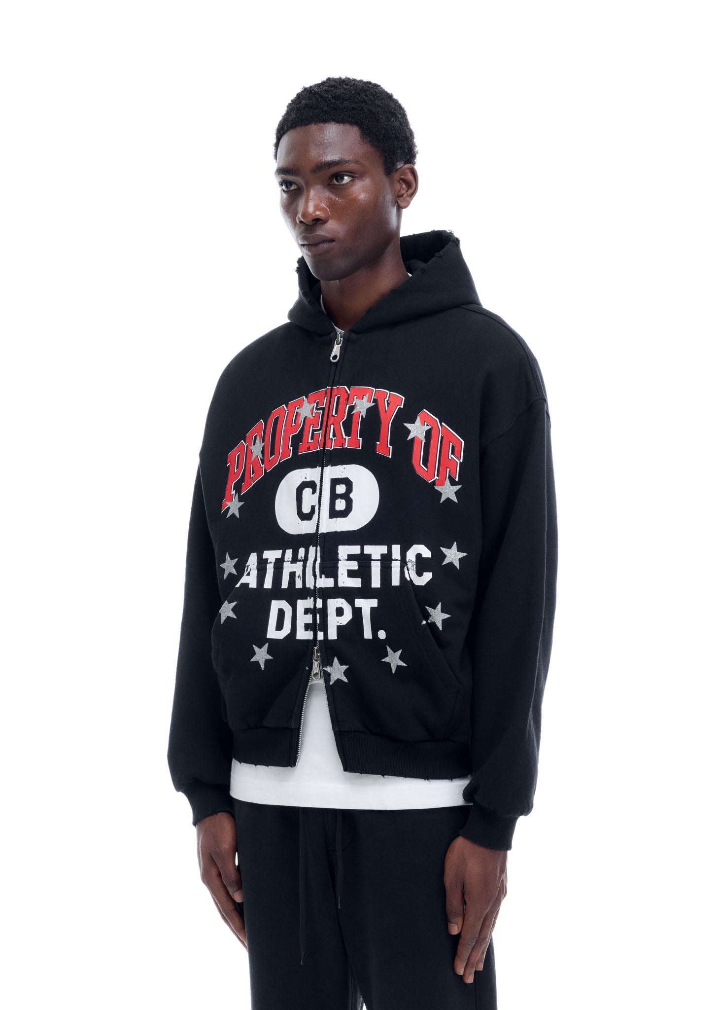 PROPERTY OF ZIPPED HOODIE