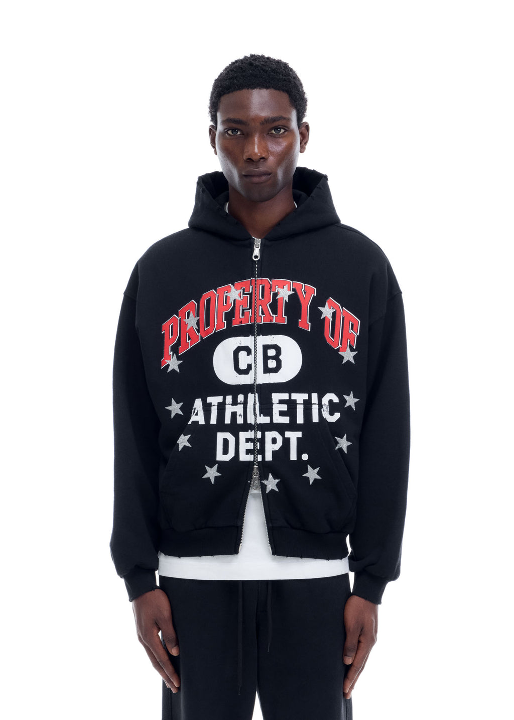 PROPERTY OF ZIPPED HOODIE