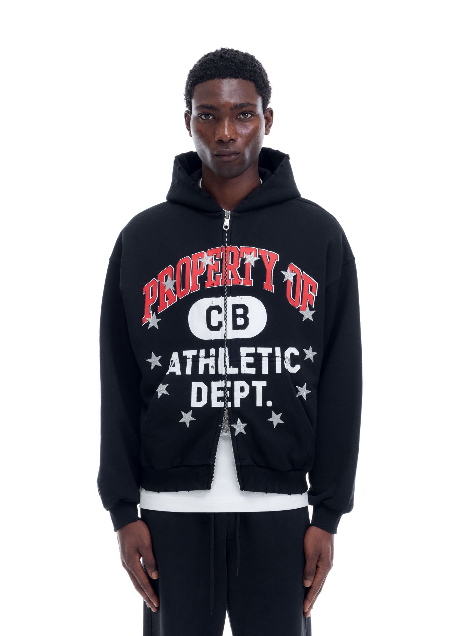 PROPERTY OF ZIPPED HOODIE