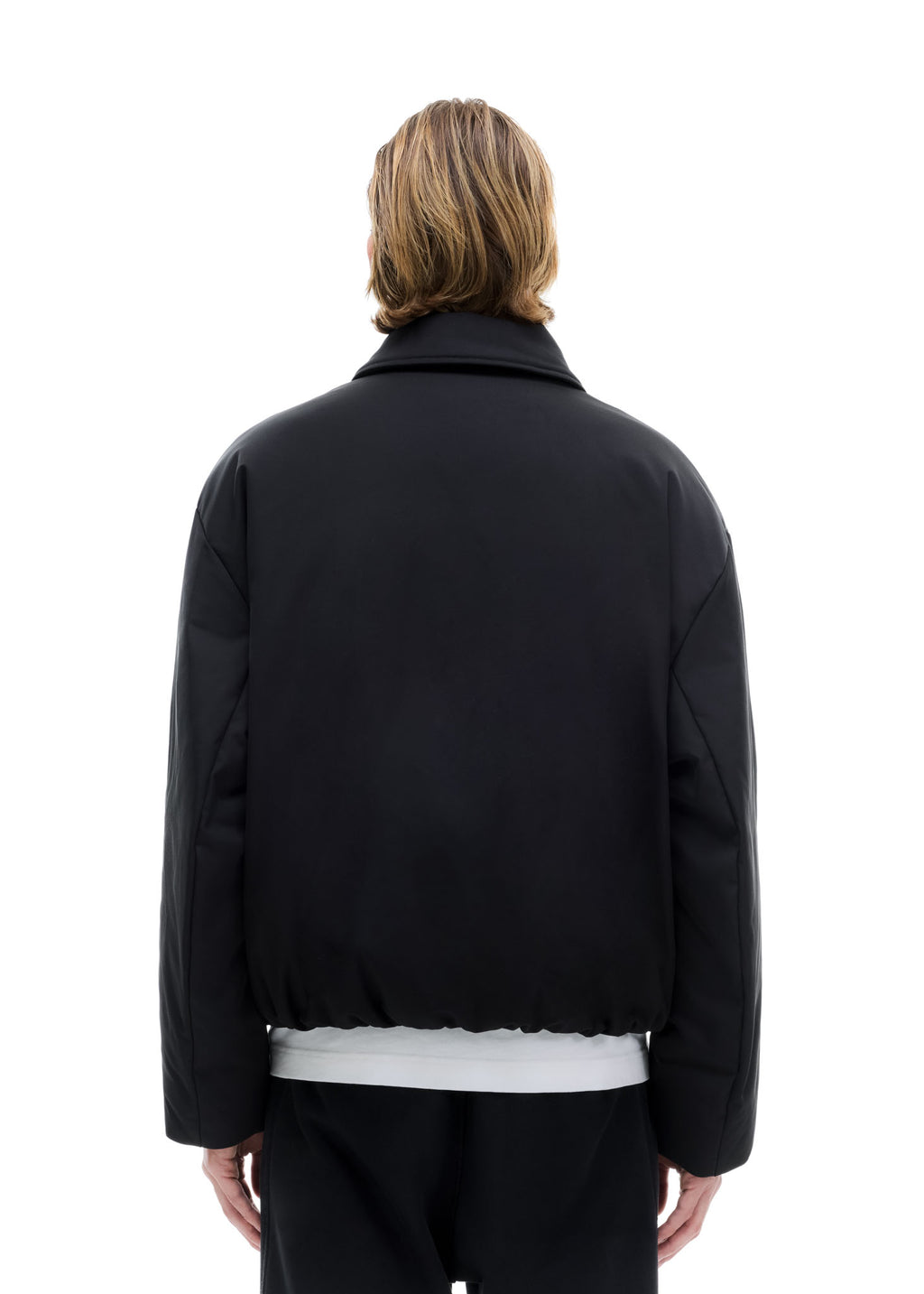 ROUNDED COLLARED DOWN JACKET