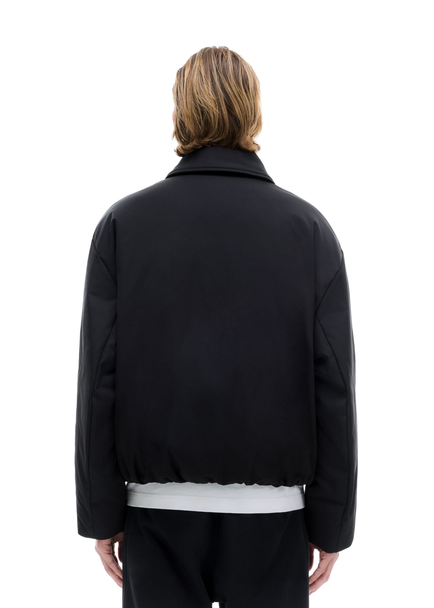 ROUNDED COLLARED DOWN JACKET