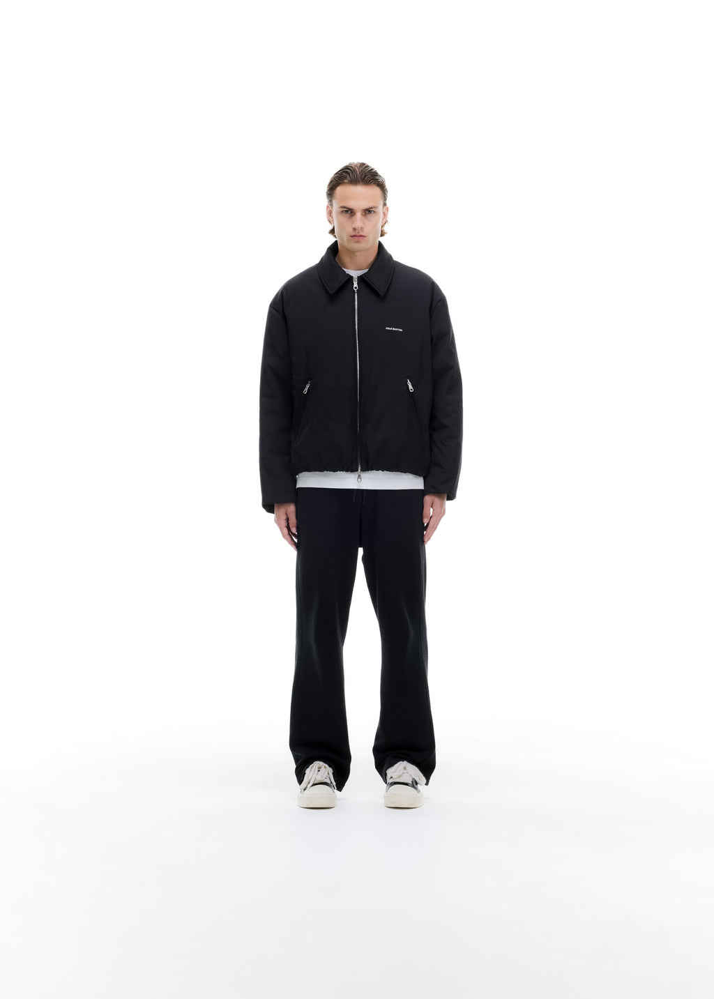 ROUNDED COLLARED DOWN JACKET