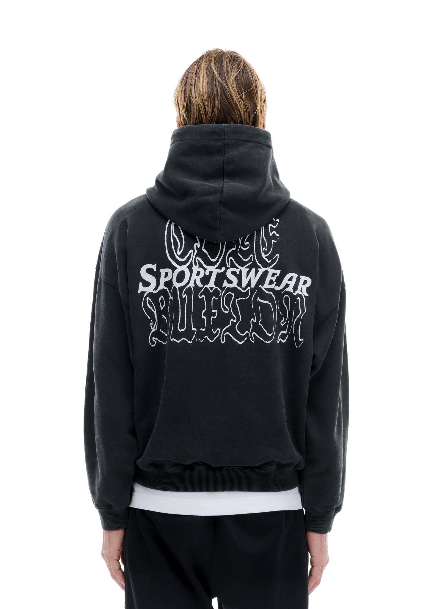 BLACK LETTER SPORTSWEAR HOODIE