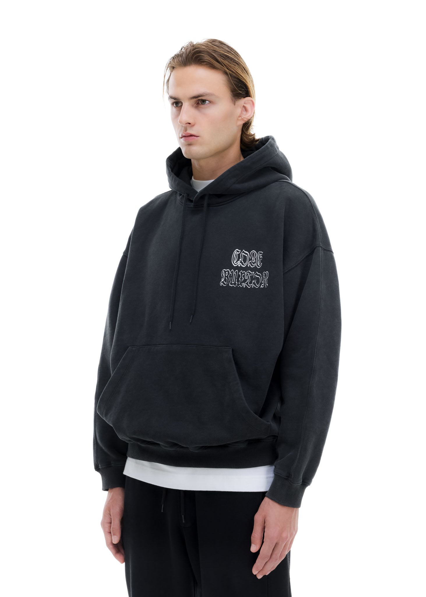 BLACK LETTER SPORTSWEAR HOODIE