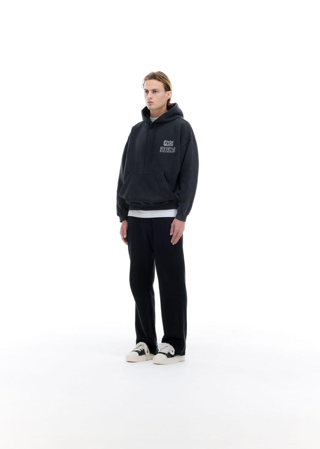 BLACK LETTER SPORTSWEAR HOODIE