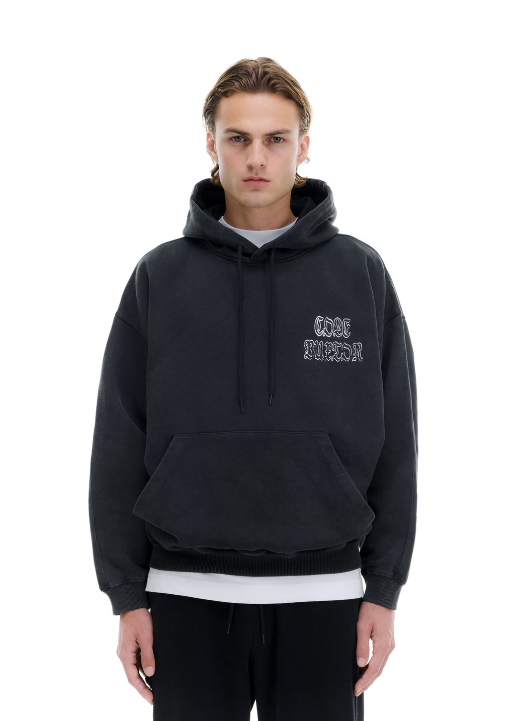 BLACK LETTER SPORTSWEAR HOODIE