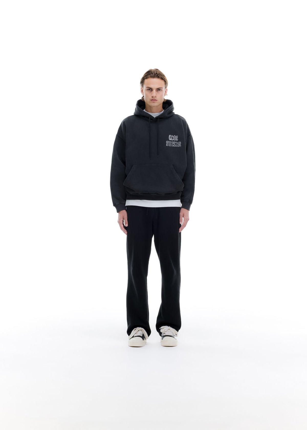 BLACK LETTER SPORTSWEAR HOODIE