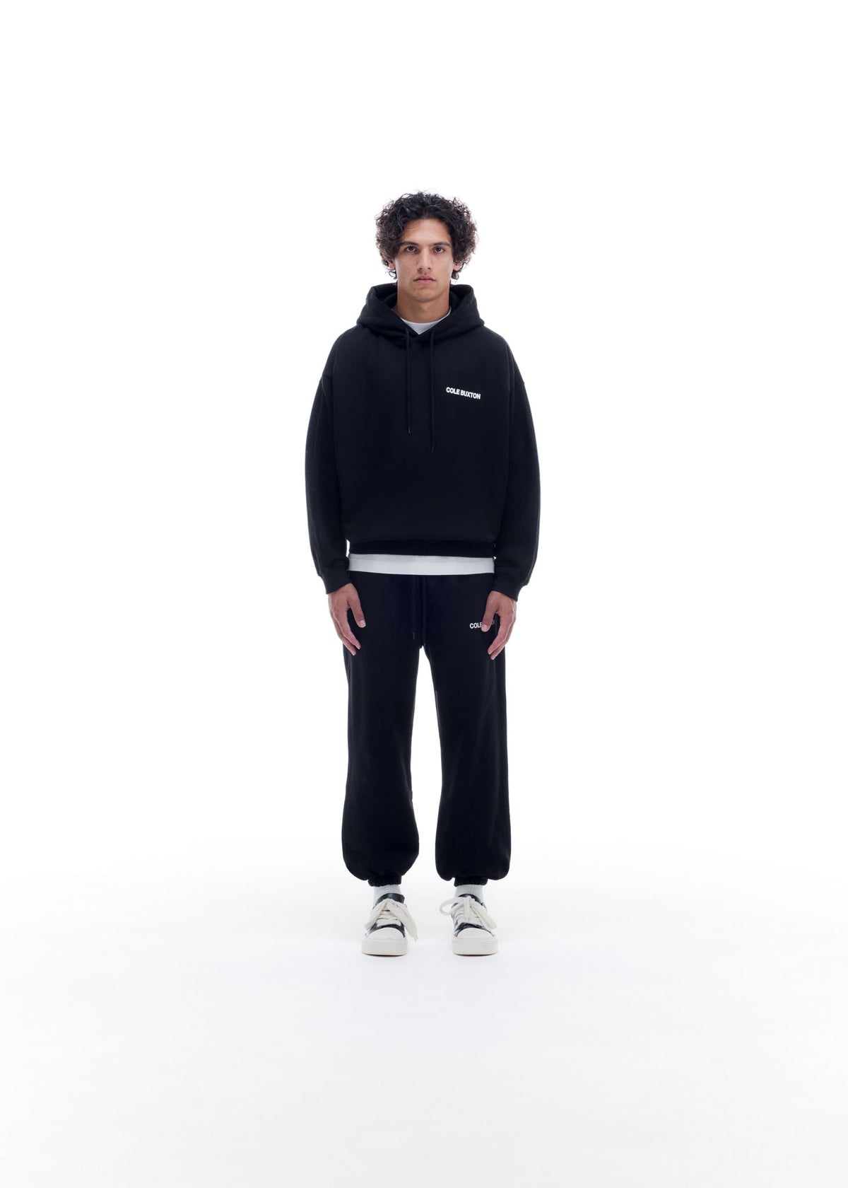 Cole Buxton | Sportswear Hoodie | Mens | Cotton | Black