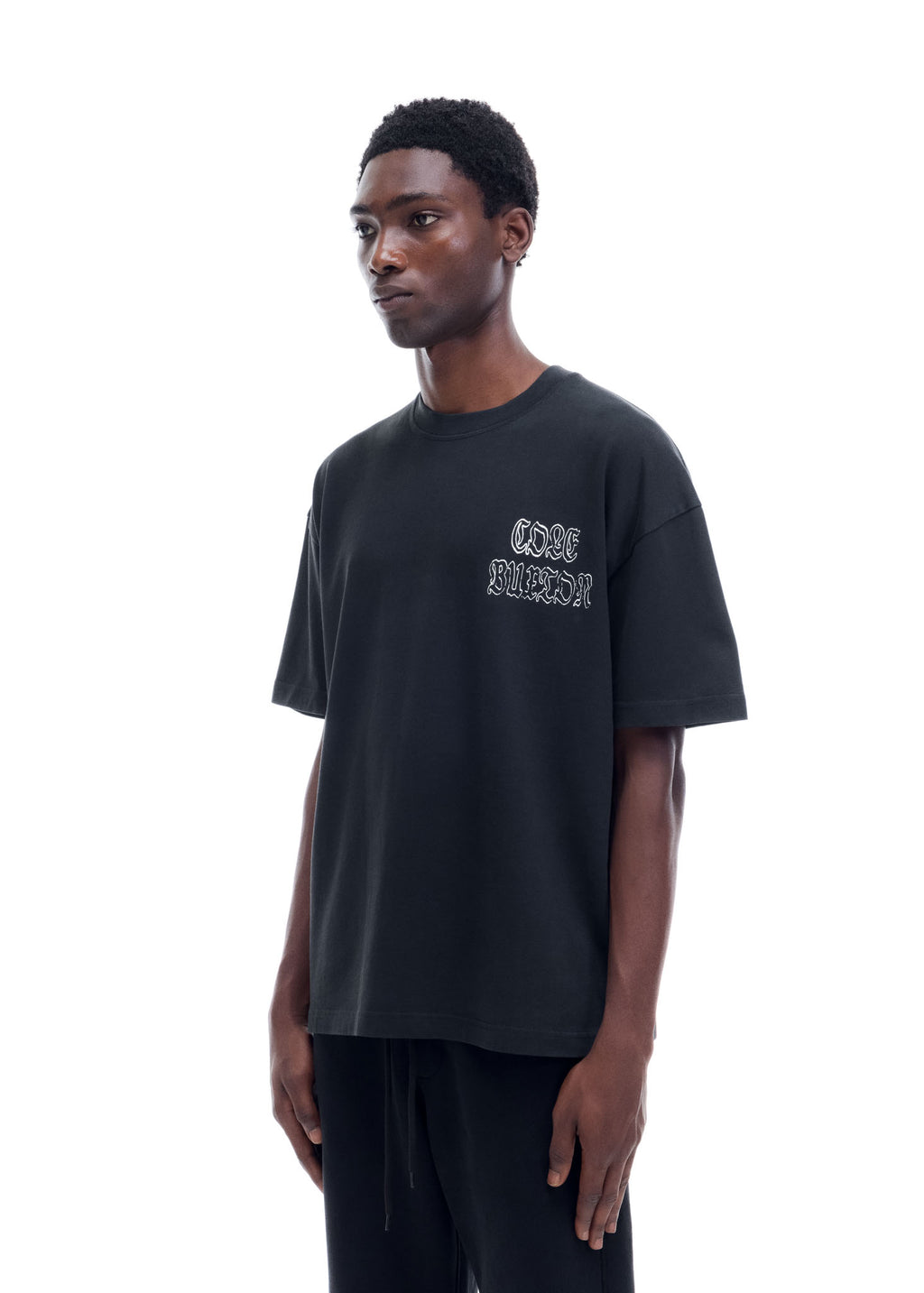 BLACK LETTER SPORTSWEAR T-SHIRT