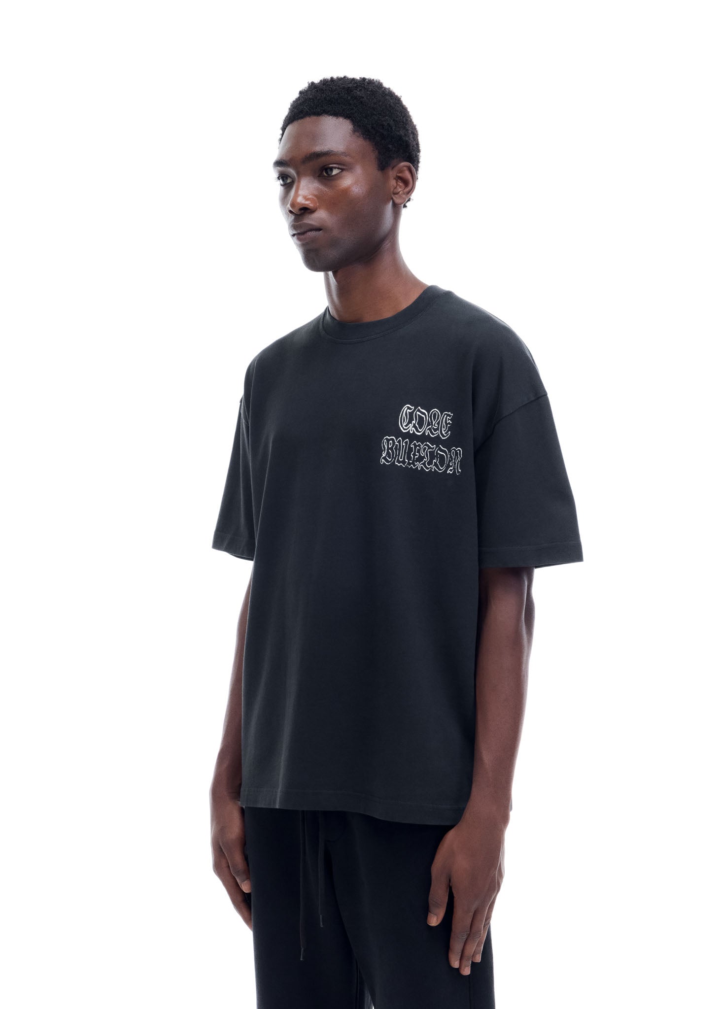BLACK LETTER SPORTSWEAR T-SHIRT